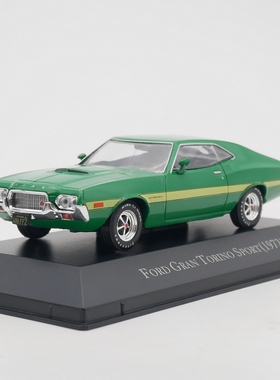 ixo 1:43 FORD GRAN TORINO SPORT 1972福特都灵美国肌肉车模型