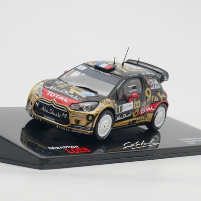 ixo 1:43 Citroen DS3 WRC 2013 Loeb雪铁龙勒布拉力赛车汽车模型