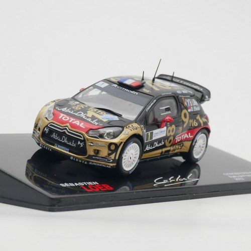 ixo 1:43 Citroen DS3 WRC 2013 Loeb雪铁龙勒布拉力赛车汽车模型