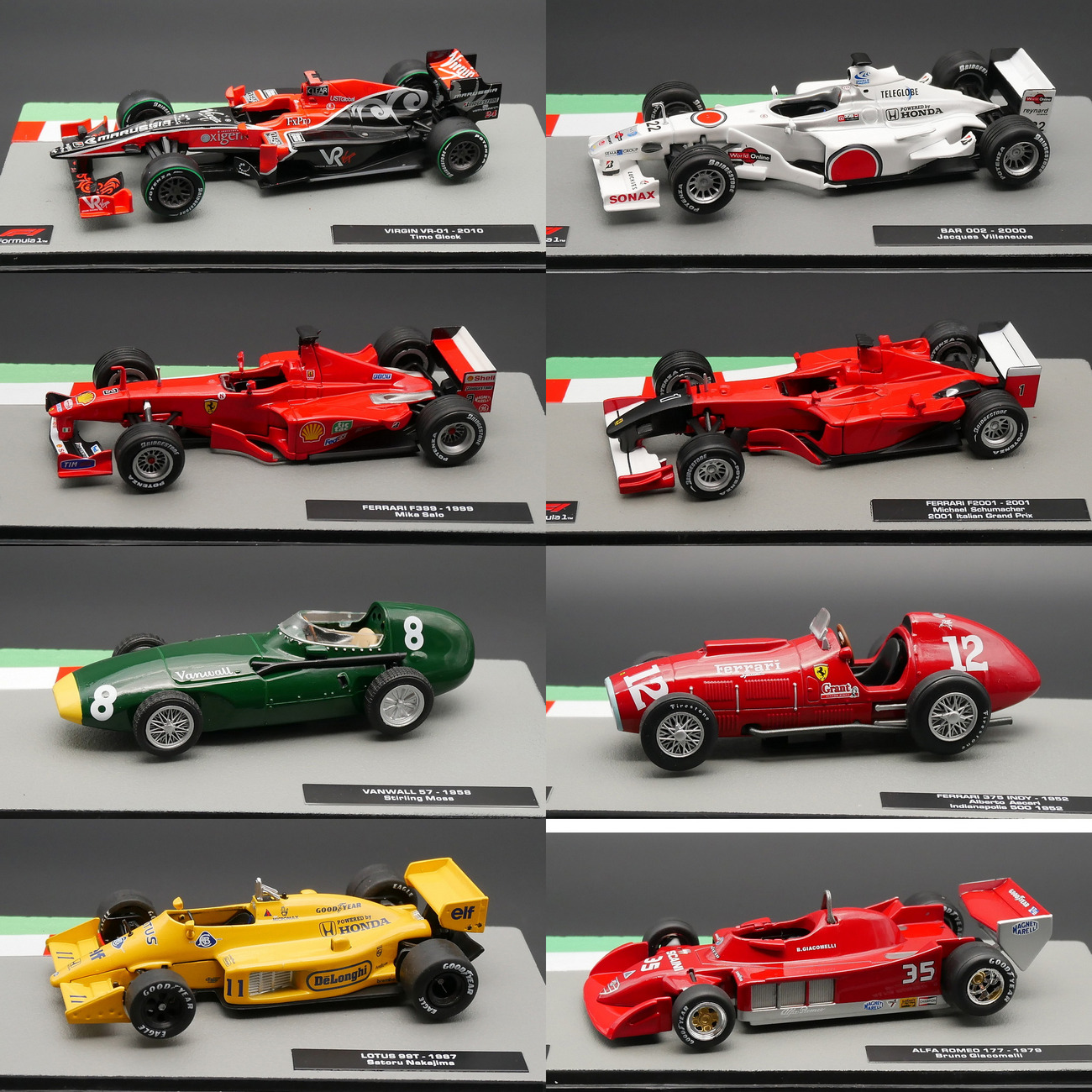 ixo 1:43 F1赛车模型玩具车Lotus Mclaren Ferrari Honda Virgin-封面