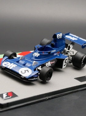 ixo 1:43 F1赛车合金汽车模型Tyrrell 006 1973 Jackie Stewart