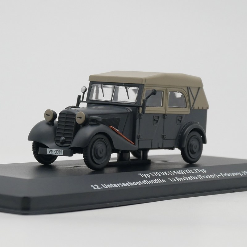 Ixo 1:43 Mercedes-Benz 170 VK kfz.1奔驰二战德国军车合金车模