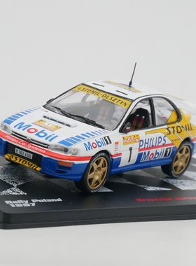 ixo 1:43 Subaru Impreza WRC 1997斯巴鲁翼豹拉力赛车汽车模型