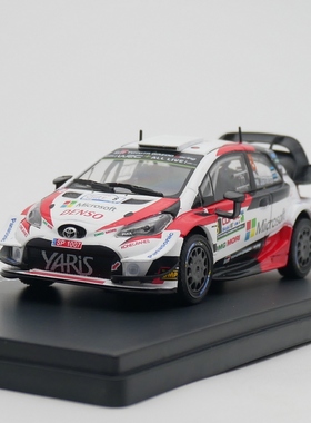 ixo1:43 Toyota Yaris WRC 2019丰田雅力士拉力赛车合金汽车模型