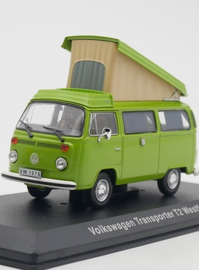 ixo 1:43 Volkswagen Transporter T2 1978大众升顶房车汽车模型