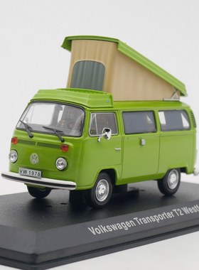 ixo 1:43 Volkswagen Transporter T2 1978大众升顶房车汽车模型