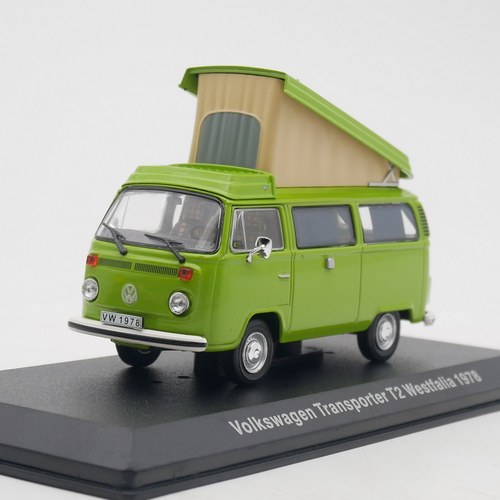 ixo 1:43 Volkswagen Transporter T2 1978大众升顶房车汽车模型