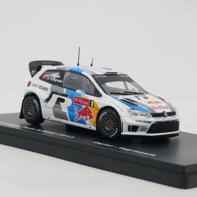 ixo1:43 Volkswagen Polo R WRC 2013大众菠萝拉力赛车合金车模