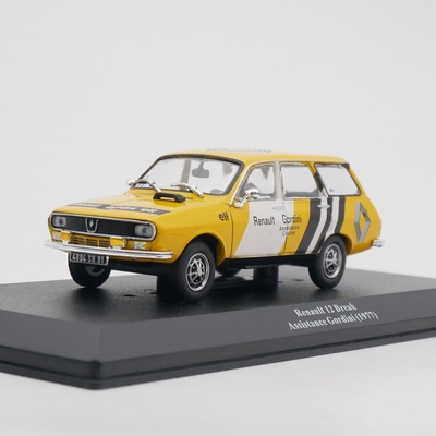 ixo 1:43 Renault 12 Break 1977雷诺拉力赛车队服务车模型玩具车