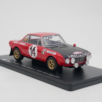IXO 1:24 Lancia Fulvia HF WRC 1972蓝旗亚拉力赛车合金汽车模型