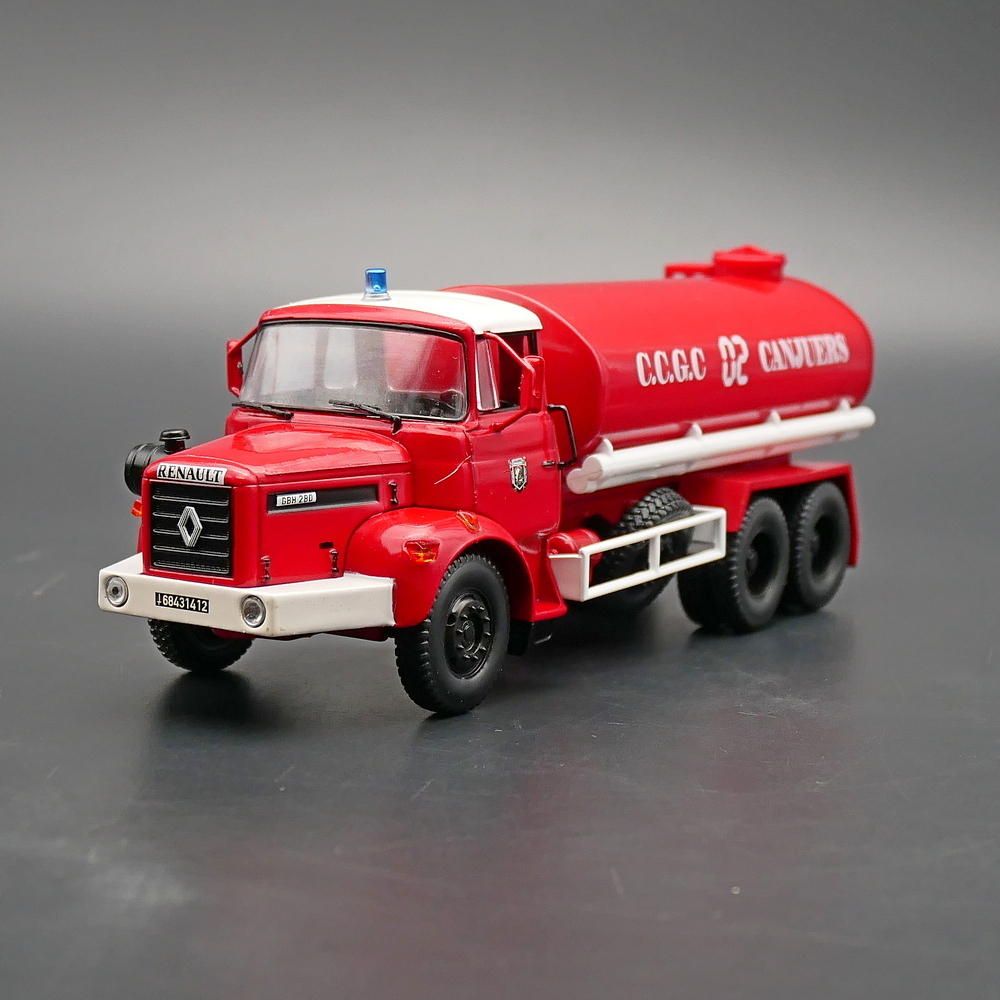 ixo 1:43 Renault GBH法国雷诺消防罐车合金汽车模型金属玩具车