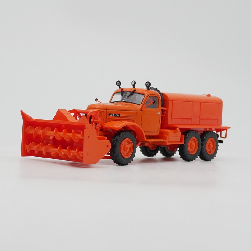 ixo 1:43 Zil 157苏联吉尔道路除雪吹雪车合金汽车模型消防车玩具