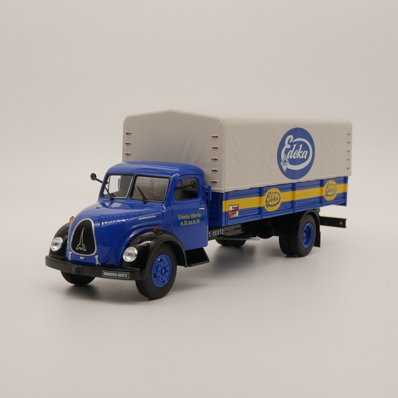 ixo deagostini 1:43 magirus deutz 德国老式卡车运输车合金模型