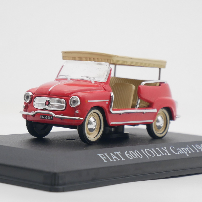ixo :43 FIAT 600 JOLLY Capri 1966菲亚特意大利的士车汽车模型