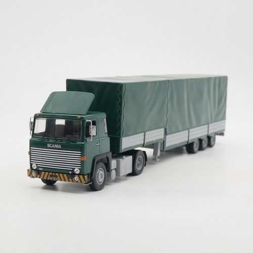 ixo 1:43 Scania LBT 141斯堪尼亚拖挂车货柜车合金汽车模型玩具