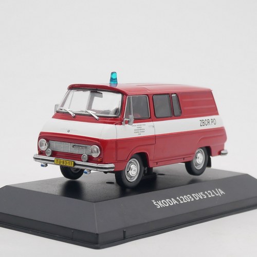 Ixo 1:43 SKODA 1203 DVS 12 L/A斯柯达面包车波兰消防车汽车模型