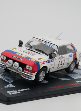ixo 1:43 Peugeot 504 V6 WRC 1978标致拉力赛车合金汽车模型玩具