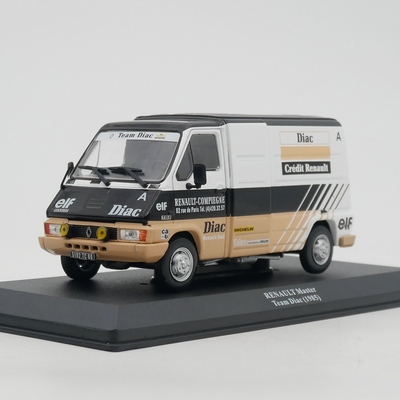 ixo 1:43 Renault Master Team Diac 1985雷诺车队后勤车辆模型