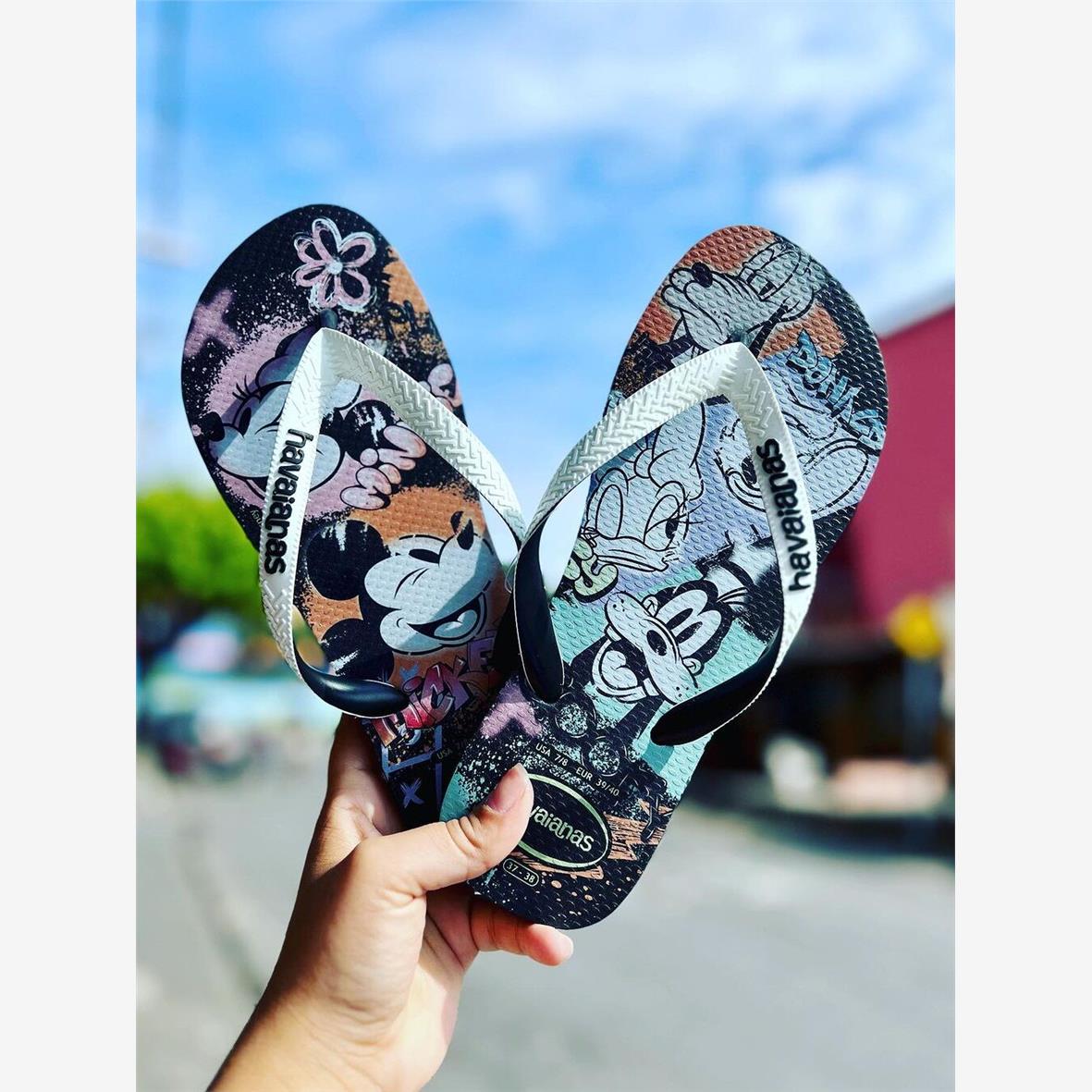 巴西havaianas哈瓦那人字拖辛普森男款夹脚防滑外穿凉拖沙滩拖鞋