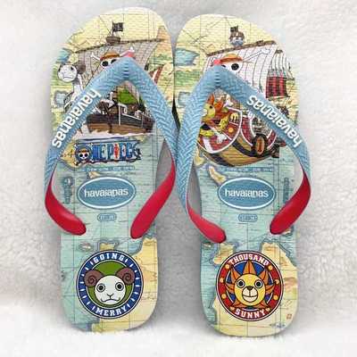 海贼王联名款人字拖Havaianas