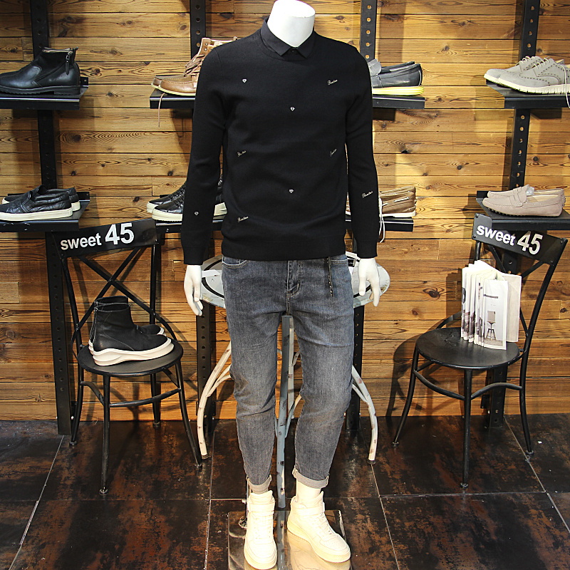 其它套头针织衬衣领流行