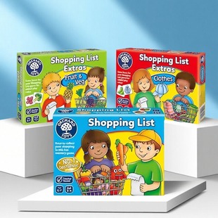 购物清单桌游英国Orchard Toys儿童思维训练桌游list数学益智玩具