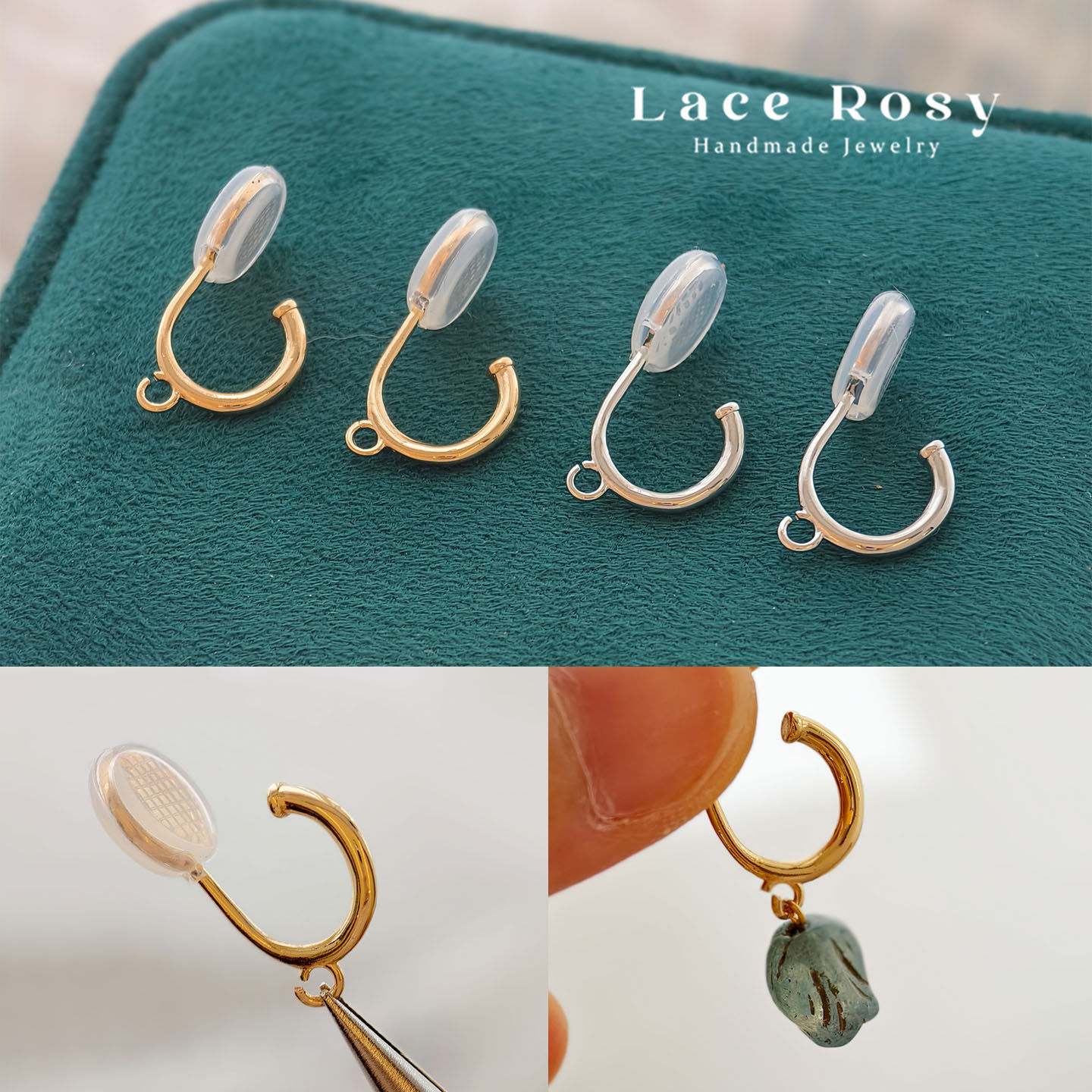 吊坠改蚊香盘耳夹转换器手工diy