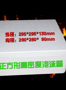正方形保鲜真空包装抗震泡沫箱子