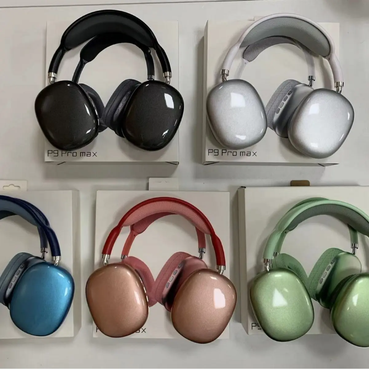 P9 promax蓝牙耳机头戴式超长待机续航音乐重低 音蓝牙耳TYPE-C