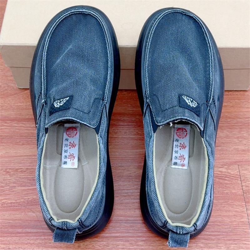 京睿老北京布鞋男鞋舒适圆头