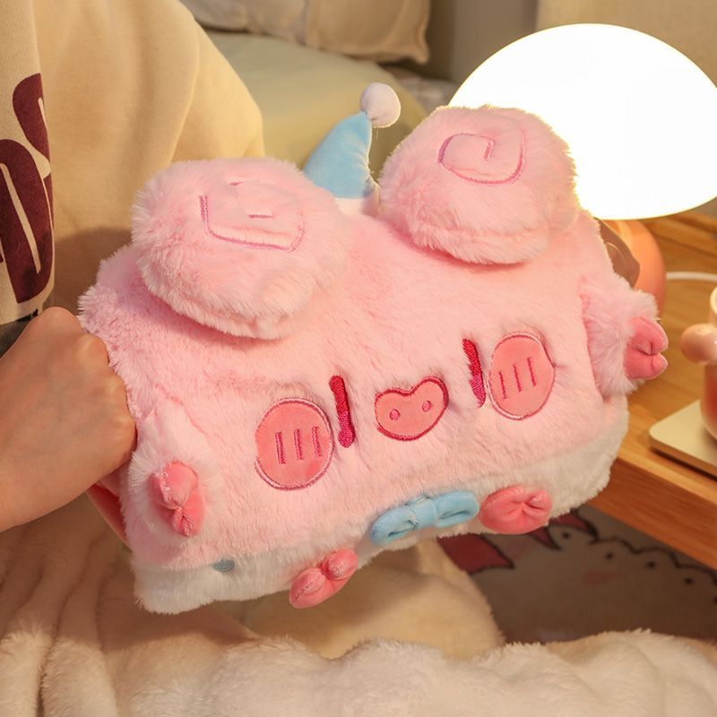 小猪热水袋痛经暖肚子神器宿舍2025新款充电暖宝宝防爆暖手电暖袋