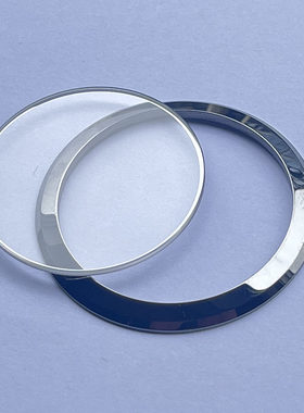 罗西尼5479男钨钢圈上圈5480女表蓝宝石银边镀膜玻璃圈口上套配件