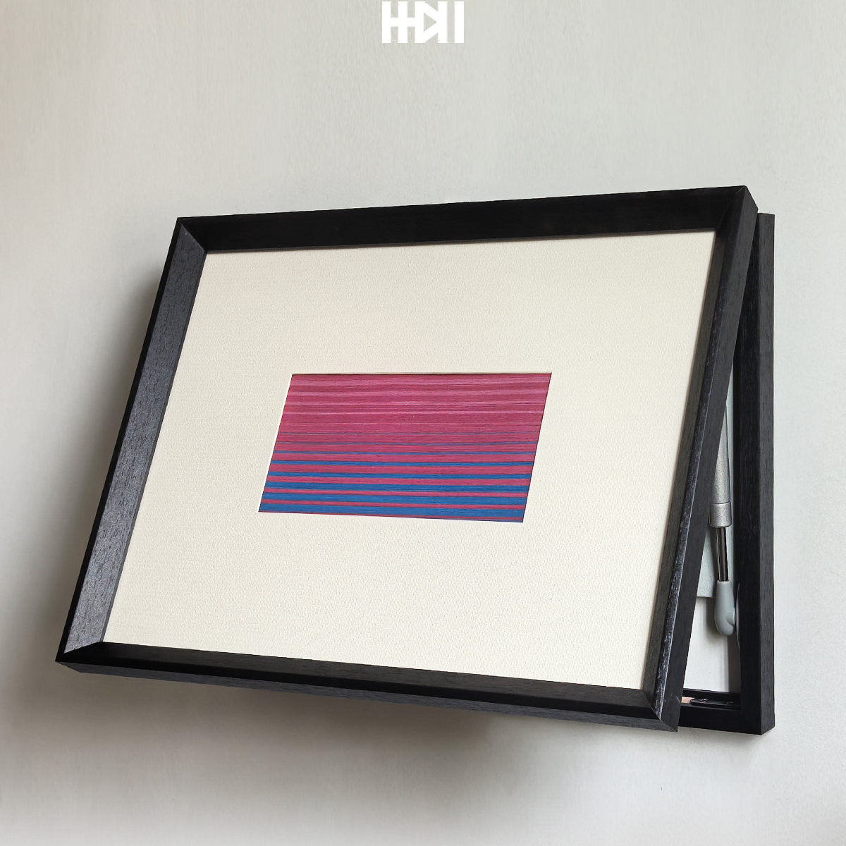 现代美学免机械打孔电表箱装饰画