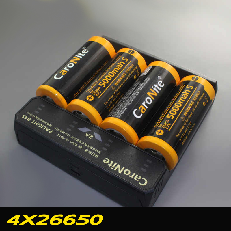 霸光26650通用电池四充