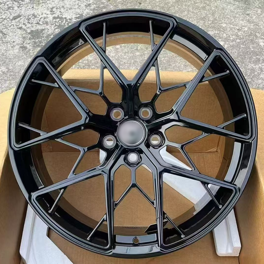 适用于宝马5系奥迪A6奔驰E300蔚来理想改装锻造轮毂18 19 20 21寸