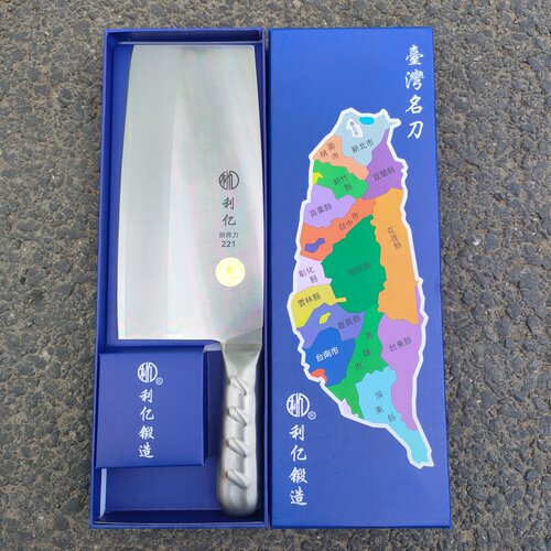 利亿221不锈钢开刃厨师刀