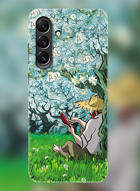 Magsafe磁吸适用三星S25手机壳note20ultra梵高林海写生艺术油画硬壳S24+夜光个性创意S23超薄亲肤S22保护套