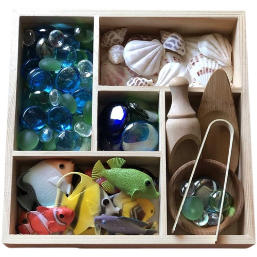 Реджи Ова Уолдфу Монтессори Раннее обучение ящик для мытья трейка