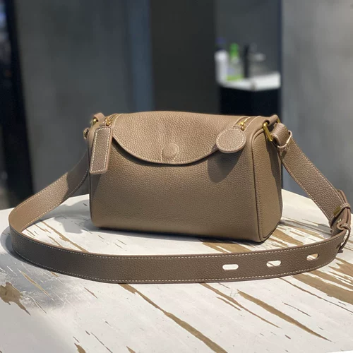 Демисезонная сумка на одно плечо, кожаная бостонская сумка, портативная сумка через плечо, воловья кожа, из натуральной кожи