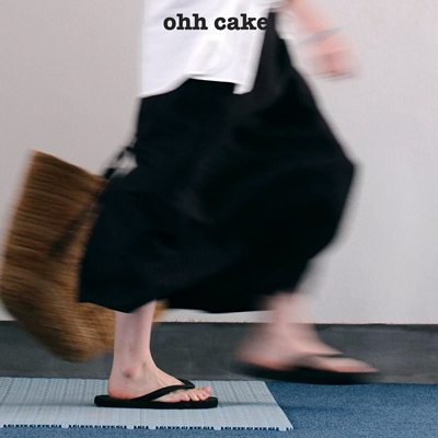 Ohh Cake Linen Dress亚麻无袖背心裙 夏日黑色长裙 度假连衣裙