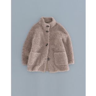 Cake 复古贵气 Marln玛琳 皮毛一体大衣 毛绒外套 绵羊毛颗粒 Ohh