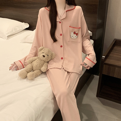 睡衣女秋冬季德绒长袖加厚可外穿