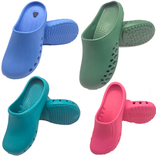 手术鞋女防滑拖鞋男医生透气监护实验洁净室软底包头手术室工作鞋