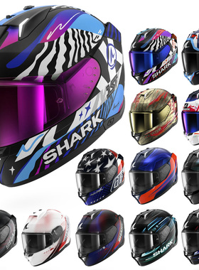 法国Shark Skwal I3摩托车头盔 带LED全盔 2026款[代购]