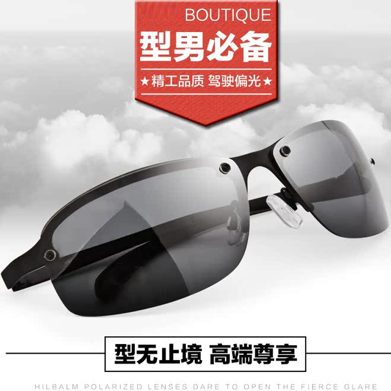 偏光遮阳墨镜男款防紫外线开车户外钓鱼专用太阳眼镜时尚高档正品