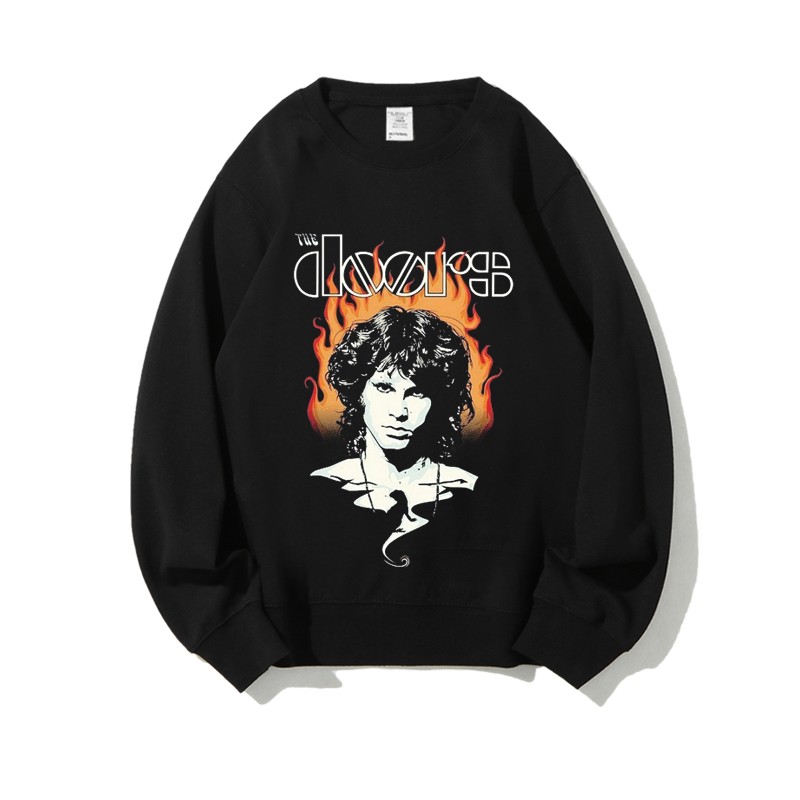 欧美摇滚乐队套头衫圆领卫衣