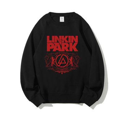 欧美摇滚乐队套头衫圆领卫衣