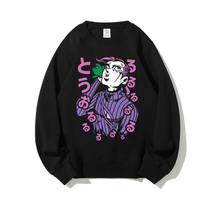 秋冬宽松圆领卫衣套头卡通jojo的奇妙冒险绯红之王迪亚波罗托比欧