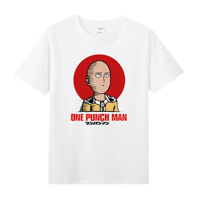 新款动漫一拳超人圆领短袖t恤