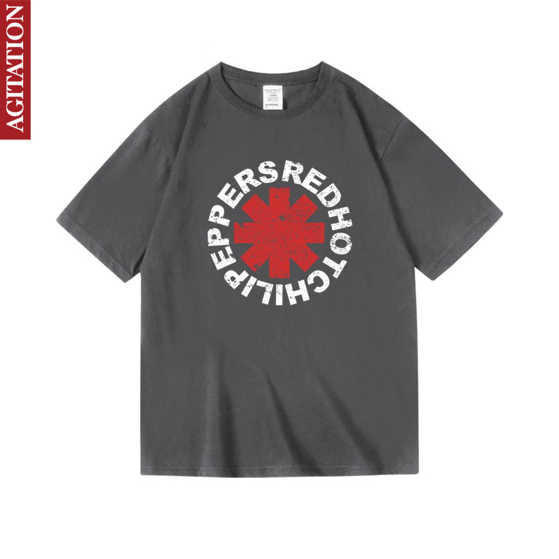 美式复古红辣椒中性款圆领短袖